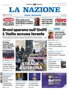 La Nazione Pistoia Montecatini - 4 Settembre 2025