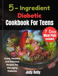 5 Ingredient Diabetic Cookbook for Teens: Quick, Healthy, and Delicious Recipes for Managing Diabetes