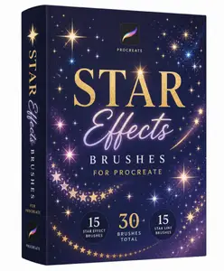 Star Effects Brushes for Procreate