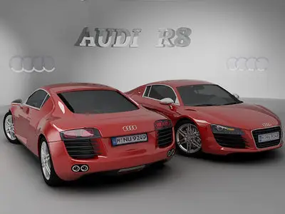 3D model Audi R8
