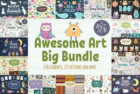 CreativeMarket - Awesome Graphic Bundle