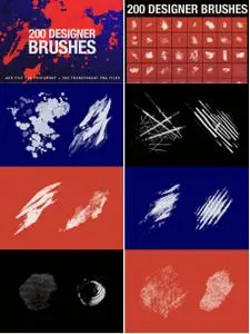 200 Designer Brushes for Photoshop