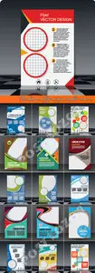Brochure and flyer design template vector 19