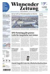 Winnender Zeitung - 08. Dezember 2017