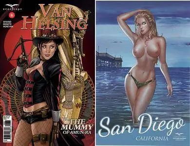 Van Helsing Vs The Mummy Of Amun-Ra #6 y Swimsuit Special 2017