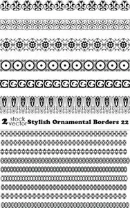 Vectors - Stylish Ornamental Borders 22