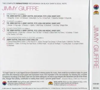 Jimmy Giuffre - The Complete Remastered Recordings On Black Saint & Soul Note (2012) {4CD Set Cam London BXS 1016 rec 1983-93}