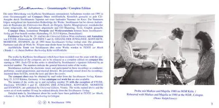 Karlheinz Stockhausen - Aries & Klavierstuck XIII (1994) {Stockhausen-Verlag No. 33}