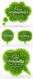 Eco speech bubbles