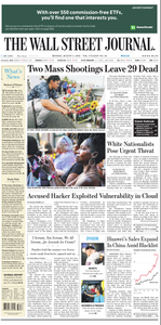 The Wall Street Journal – 05 August 2019