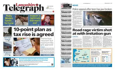 Lancashire Telegraph (Blackburn, Darwen, Hyndburn, Ribble Valley) – March 02, 2022