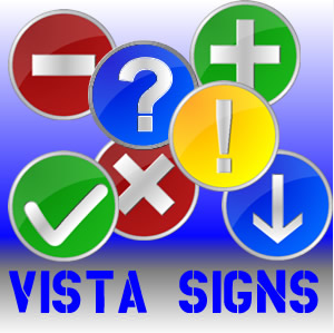 Vista Signs Icons