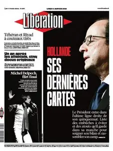 Liberation du Lundi 4 Janvier 2016