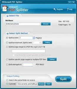 4Videosoft PDF Splitter 3.0.38