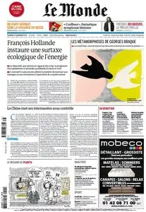 Le Monde + Le Monde des Livres + Eco et Entreprise du Vendredi 20 Septembre 2013