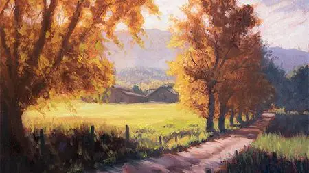 Impressionism: Paint This Countryside Path In Oil Or Acrylic