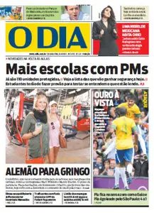 Jornal O Dia - 30 de julho de 2012 - Segunda