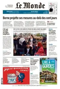 Le Monde du Vendredi 28 Avril 2023