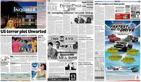 Philippine Daily Inquirer – October 31, 2010