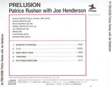 Patrice Rushen with Joe Henderson - Prelusion (1974) {Victor Japan}