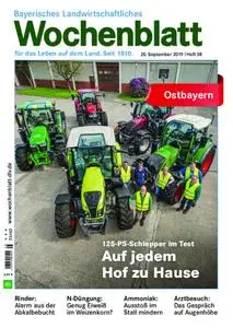 Bayerisches Landwirtschaftliches Wochenblatt Ostbayern - 19. September 2019