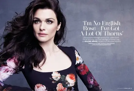Rachel Weisz by Tesh for Marie Claire UK September 2012