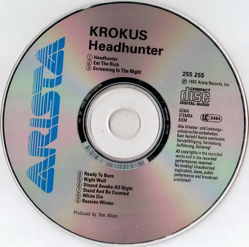 Альбом памяти крокус слушать. Krokus 1983. Krokus группа HEADHUNTER. Krokus Stampede 1990. Krokus дискография.