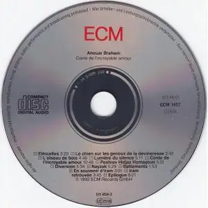 Anouar Brahem - Conte De l'incroyable Amour (1992) {ECM 1457}