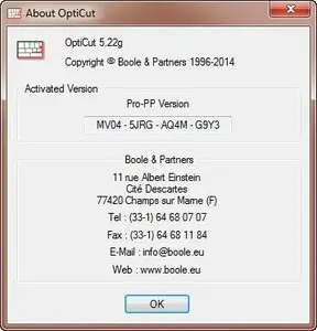 OptiCut Pro-PP 5.22g