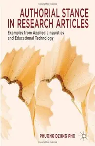 Authorial Stance in Research Articles: Examples from Applied Linguistics and Educational Technology (repost)