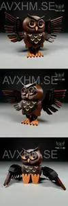 Owlbert the Articulating Fidget Owl