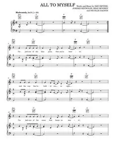 All to myself - Dan + Shay (Piano-Vocal-Guitar)