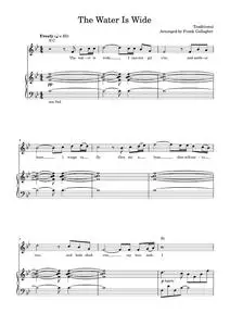 The Water Is Wide - Charlotte Church, Frederick Edward Weatherly (Piano-Vocal-Guitar (Piano Accompaniment))