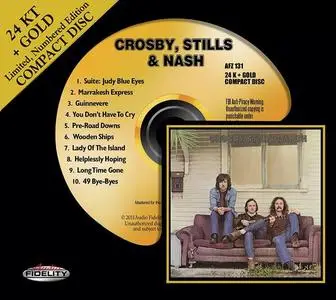 Crosby, Stills & Nash - Crosby, Stills & Nash (1969) [Audio Fidelity, 24 KT + Gold CD, 2011]