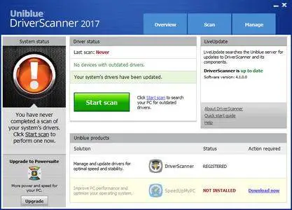 Uniblue DriverScanner 2017 4.1.1.1 Multilingual