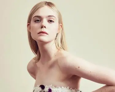 Elle Fanning by Sofia Sanchez & Mauro Mongiello for Harper’s BAZAAR Germany May 2018