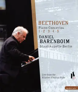 Daniel Barenboim: Beethoven - Piano Concertos 1-5 (2009) Restored