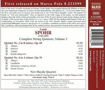New Haydn Quartet - Spohr: String Quintets Nos. 3 & 4 (2004)
