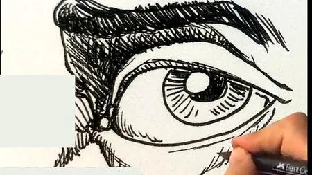 How To Draw: Cross-Hatching - Pen And Ink Drawing Sketching