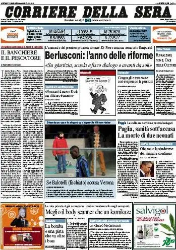 Il Corriere della Sera (07-01-10)