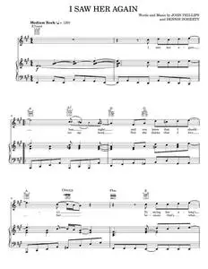 I saw her again - The Mamas & The Papas (Piano-Vocal-Guitar)