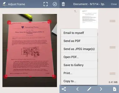 TurboScan: document scanner v1.2.6 build 18 For Android