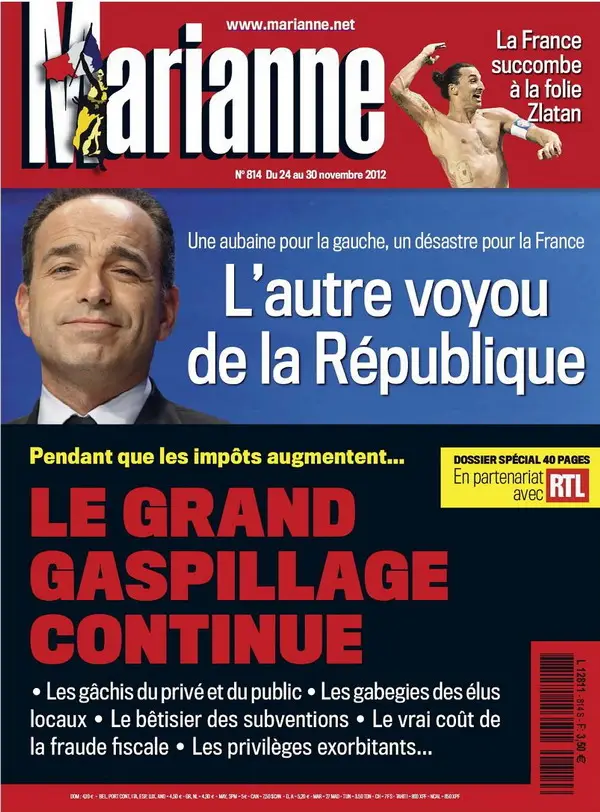 Marianne No.814 - 24 au 30 Novembre 2012