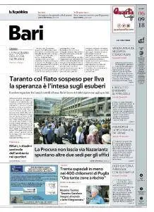 la Repubblica Bari - 6 Settembre 2018