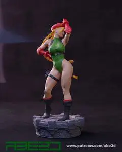 Abe3D - Cammy - Street Fighter Fanart