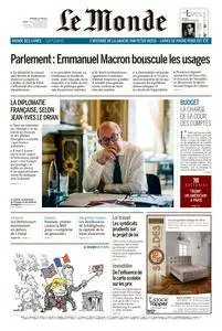 Le Monde du Vendredi 30 Juin 2017