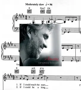Andrea Bocelli Sheet Music For Piano, Lyrics