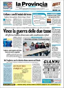 LA PROVINCIA PAVESE 18  FEBBRAIO 2010