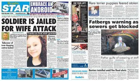 Shropshire Star Shrewsbury Edition – December 15, 2017