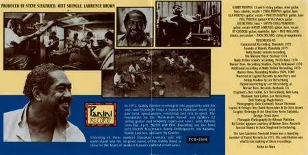 Gabby Pahinui - Best Of The Gabby Band 1972-1977 (1993) {Panini Records PCD-1010}